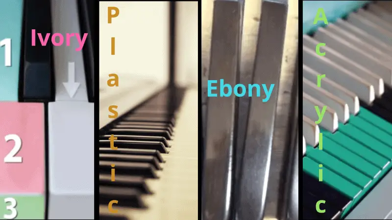 Different Types of Piano Keys