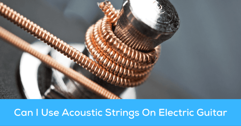 Can I Use Acoustic Strings On Electric Guitar