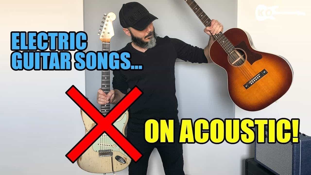 Can An Acoustic Guitar Player Play An Electric Guitar INS.
