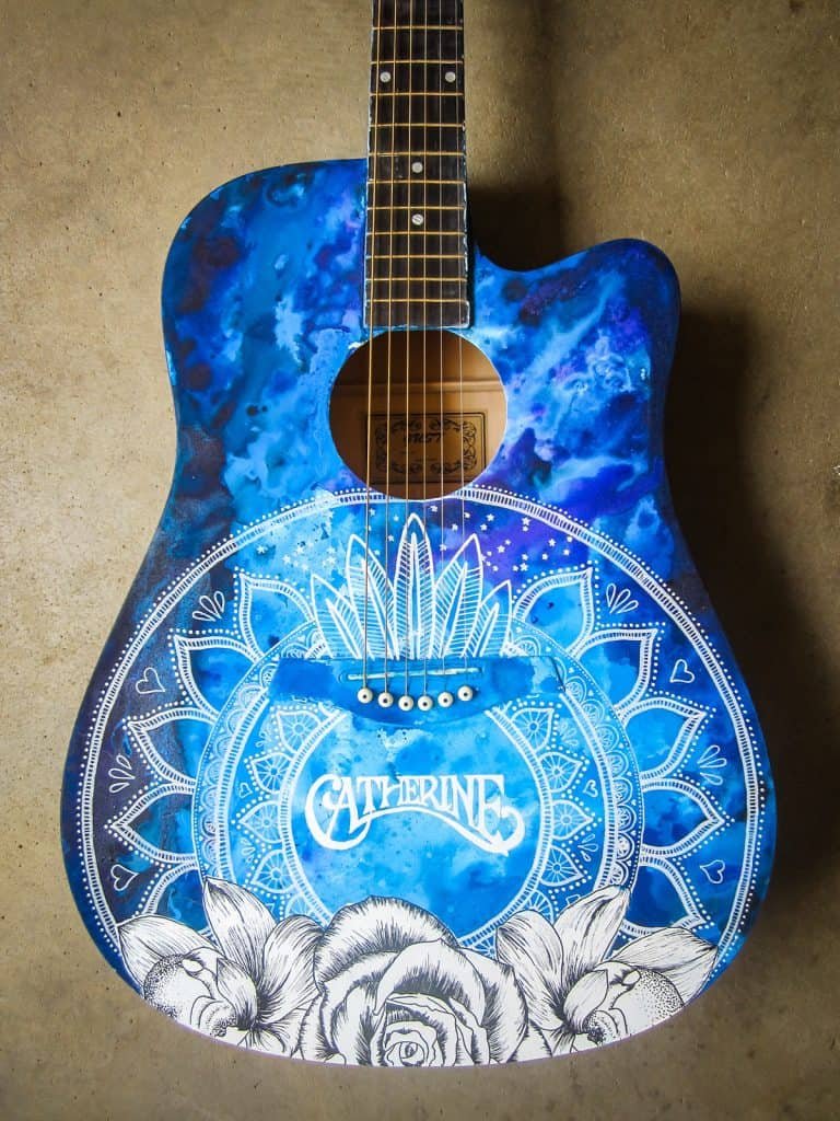 Can You Paint an Acoustic Guitar With Acrylic Paint