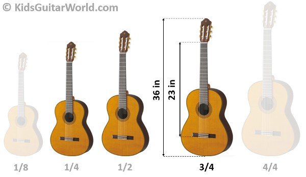 What is a 3/4 Size Acoustic Guitar