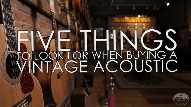 What to Look for When Buying a Used Acoustic Guitar