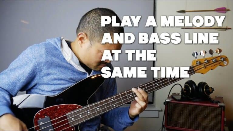 Can Bass Guitar Plays a Melody