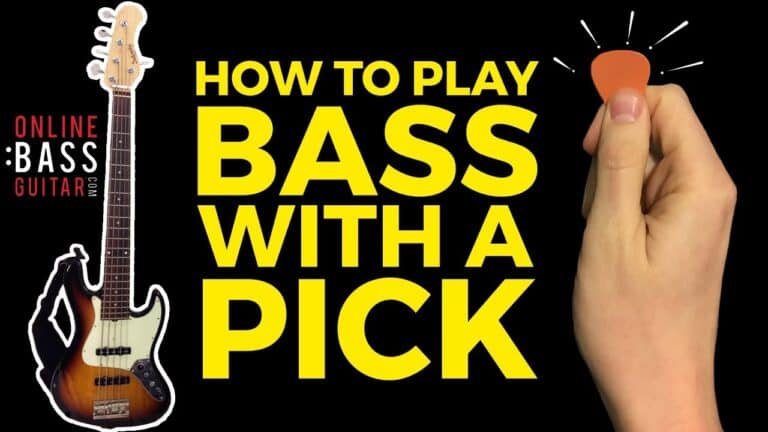 Can I Play Bass Guitar With a Pick