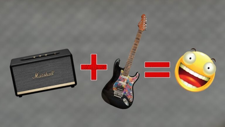 Can Marshall Speaker Connect to Electric Guitar