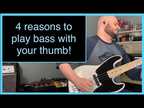 Can You Play Bass Guitar With Your Thumb