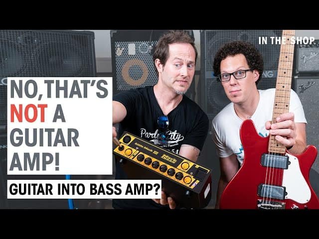 Can You Use a Bass Amp for an Electric Guitar