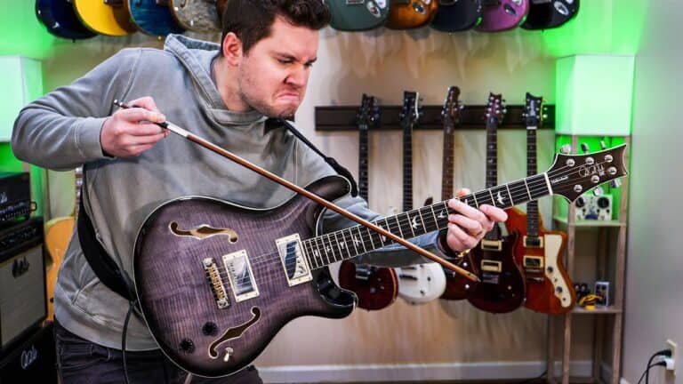 Can You Use a Violin Bow on an Electric Guitar