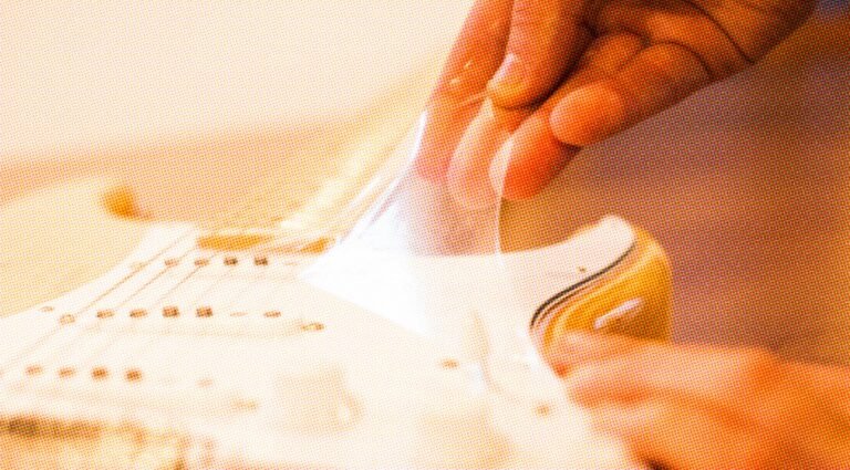 Do You Take off the Plastic on the Electric Guitar