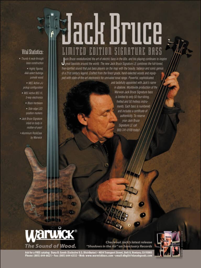 What Bass Guitar Did Jack Bruce Play
