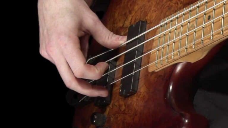 Where to Pluck the Bass Guitar