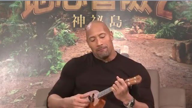 Can Dwayne Johnson Play the Ukulele