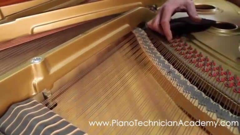 Can You Clean Piano Strings