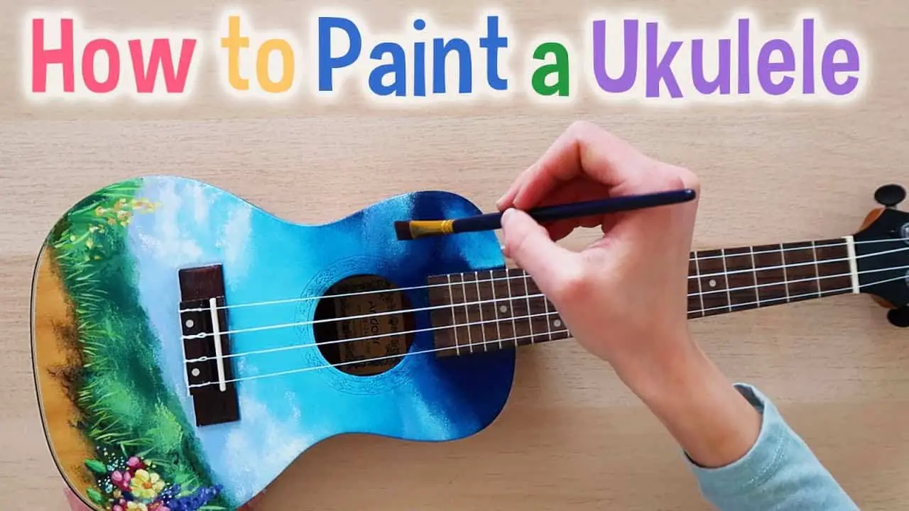 Can You Paint A Ukulele With Acrylic Paint INS.