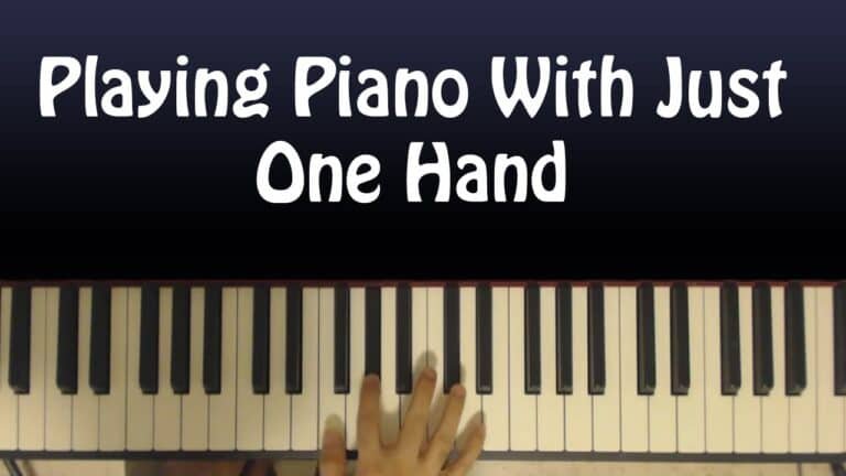 Can You Play Piano With One Hand