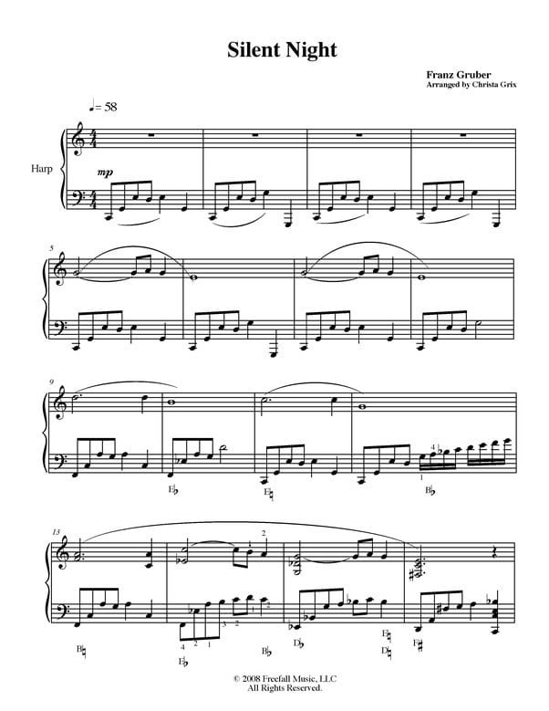 Can You Use Piano Sheet Music for Harp