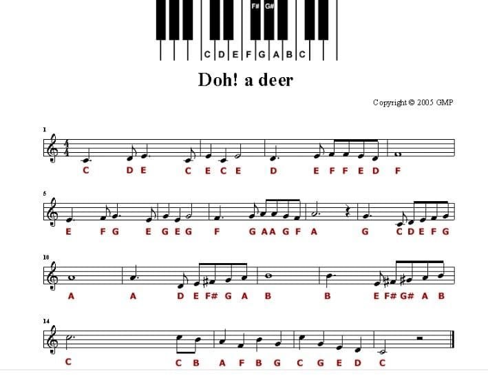 Do a Deer on Piano