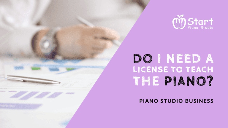 Do I Need a Business License to Teach Piano