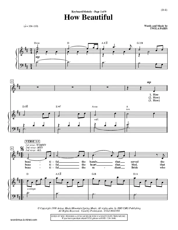 How Beautiful Piano Sheet Music Pdf Free | INS.