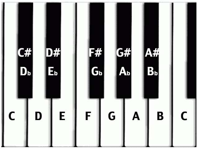 How Do Flats And Sharps Work On Piano | INS.