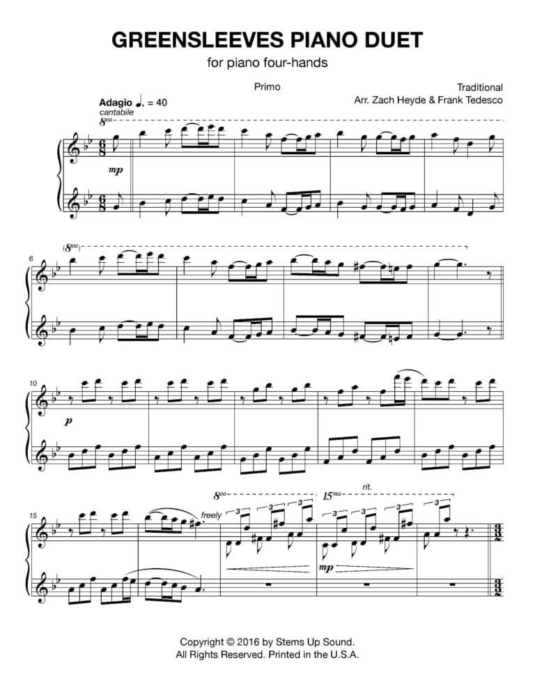 What are Piano Duets