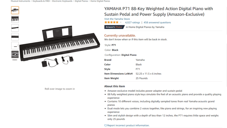 What Piano Does Rousseau Use