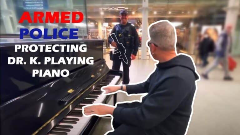 Where Does Dr K Play the Piano