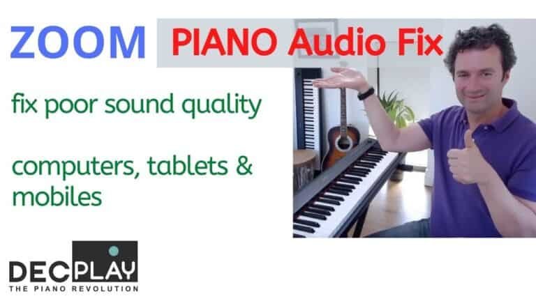 Why Can'T I Hear the Piano on Zoom