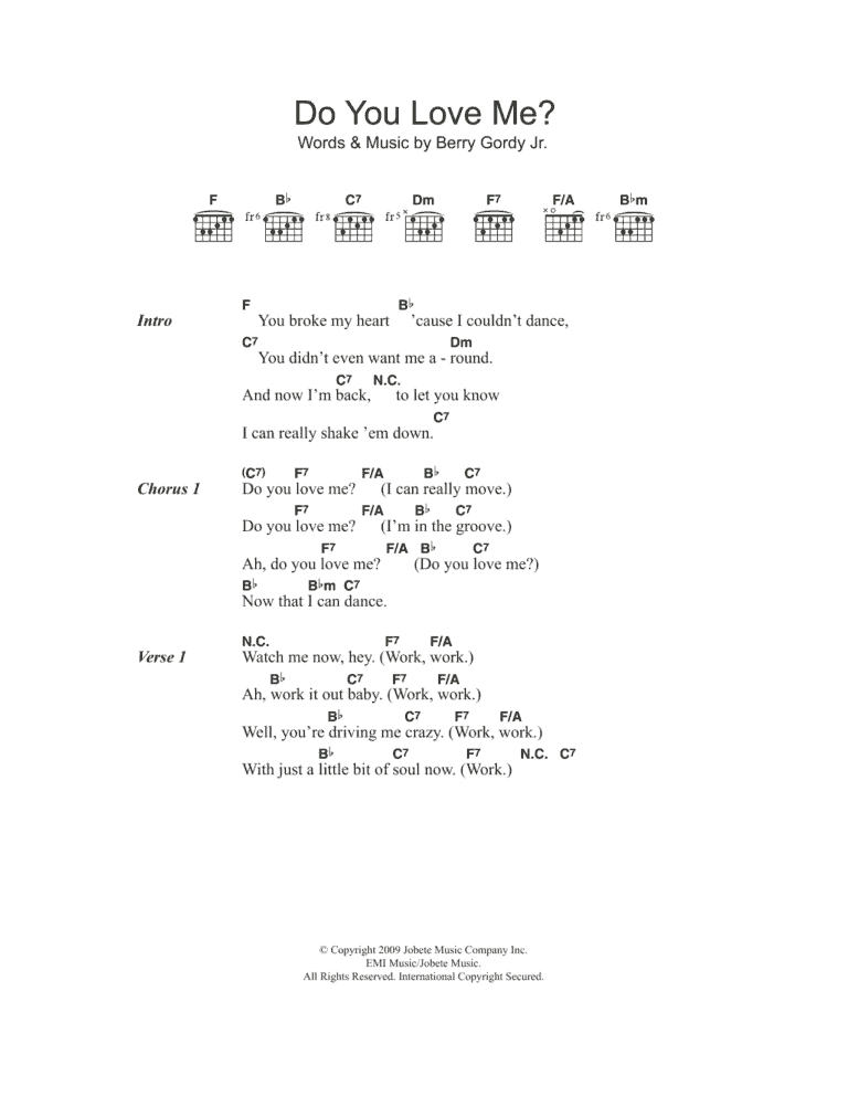 Why Do You Love Me Ukulele