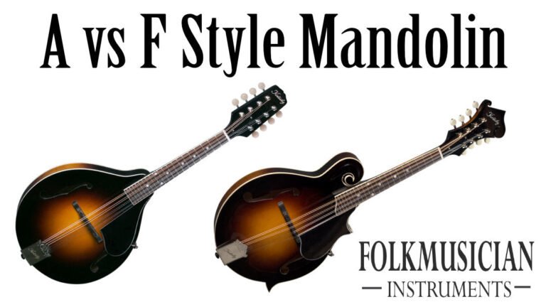 A Vs F Style Mandolin