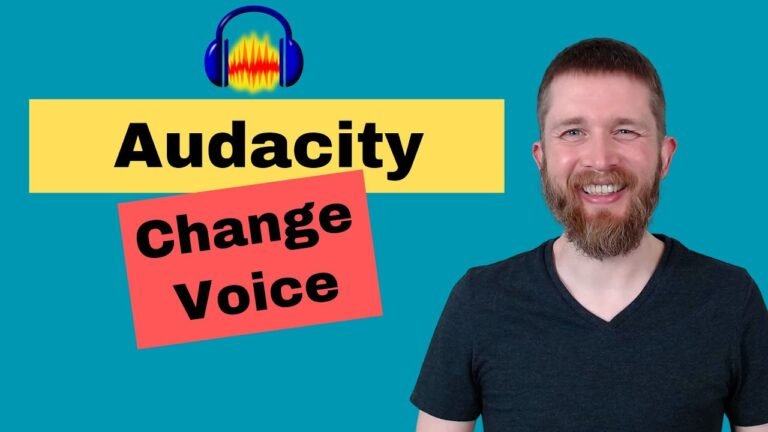 Can Audacity Change Your Voice