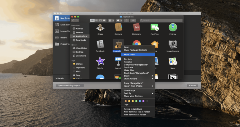 Can I Delete Garageband