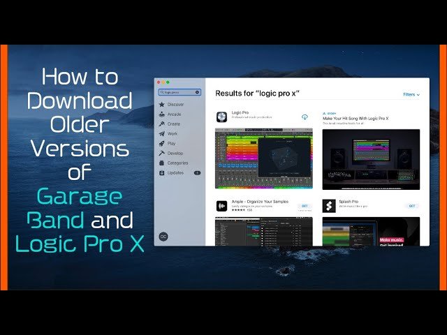 Can I Download an Older Version of Logic Pro