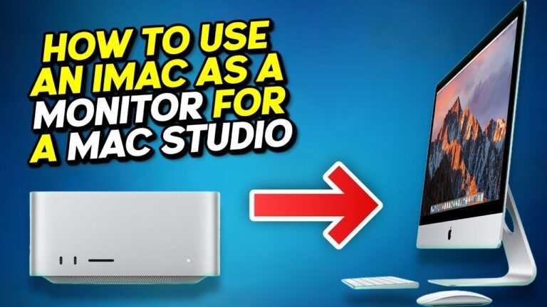 Can I Use Imac As a Monitor for Mac Studio