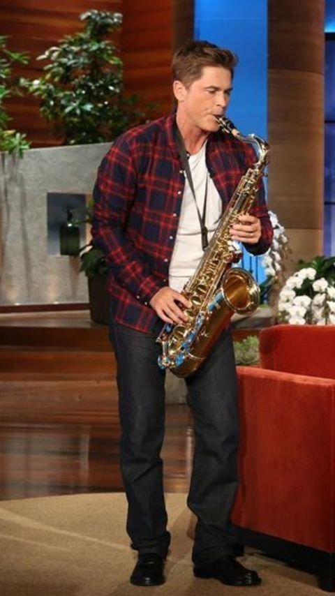 Can Rob Lowe Play the Saxophone