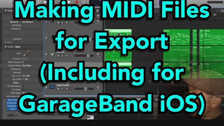 Can You Export Midi from Garageband