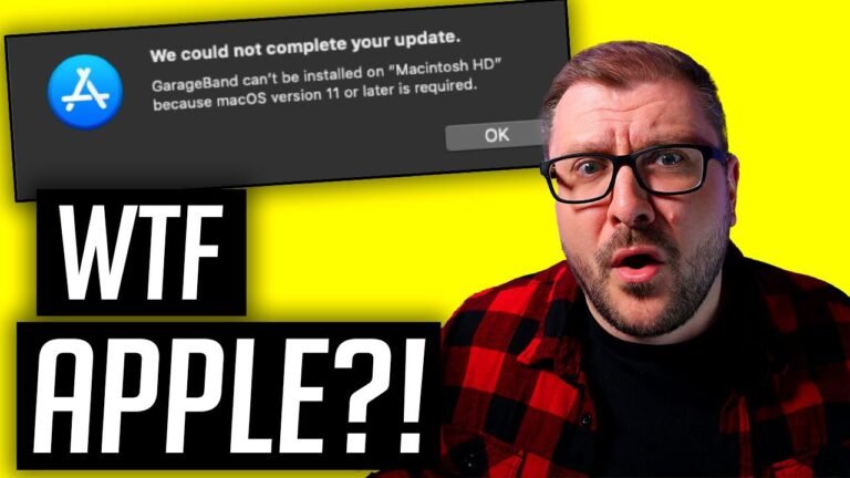 Can'T Update Garageband