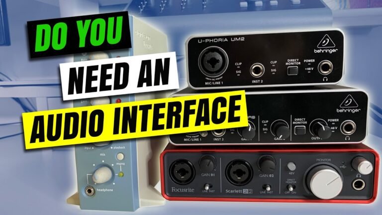 Do I Need an Audio Interface