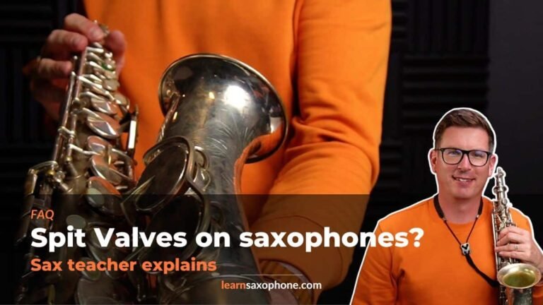 Do Saxophones Have a Spit Valve