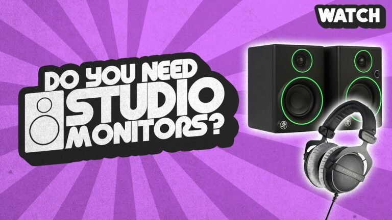 Do You Need Studio Monitors
