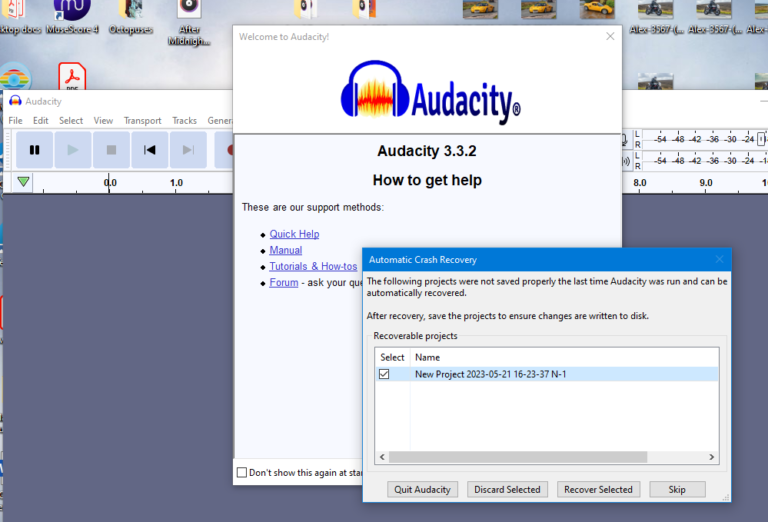 Does Audacity Autosave