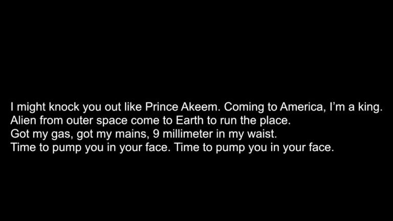 Does Drum And Bass Have Lyrics