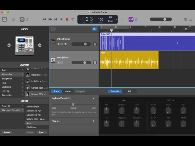 Does Garageband Have Backing Tracks