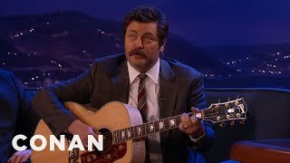 Does Nick Offerman Play Saxophone