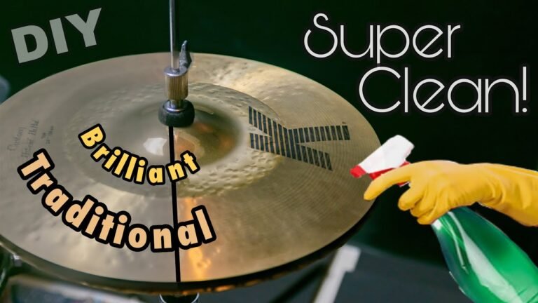 How Do You Clean Drum Cymbals