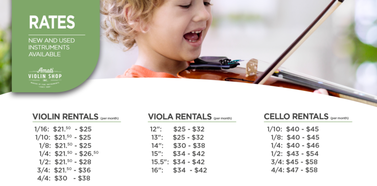 How Much is It to Rent a Violin