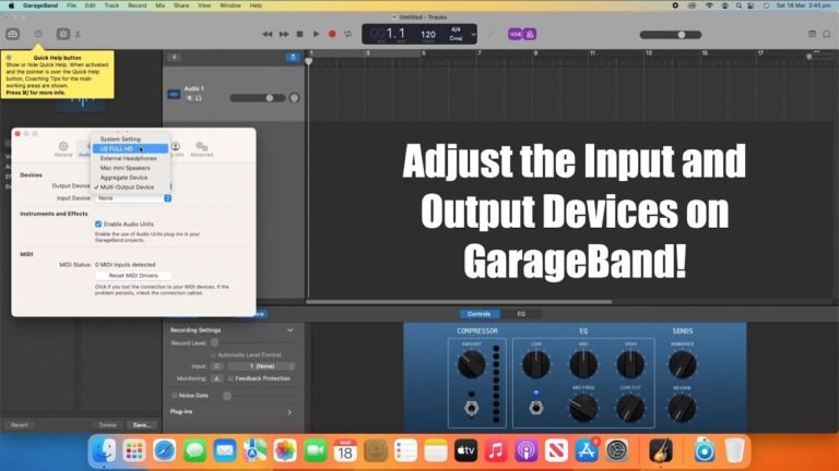 How to Change Audio Interface Garageband
