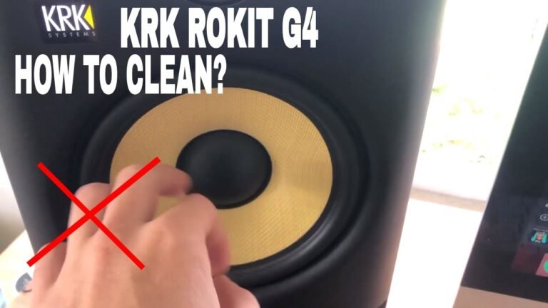 How to Clean Studio Monitors