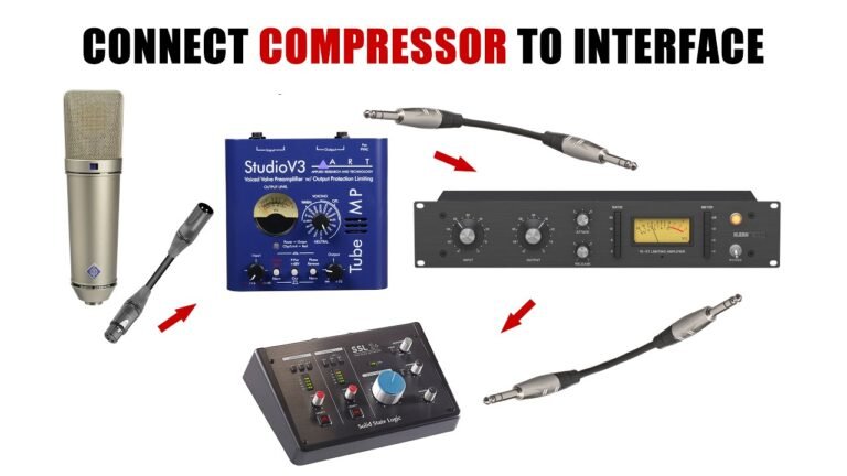How to Connect a Compressor to an Audio Interface