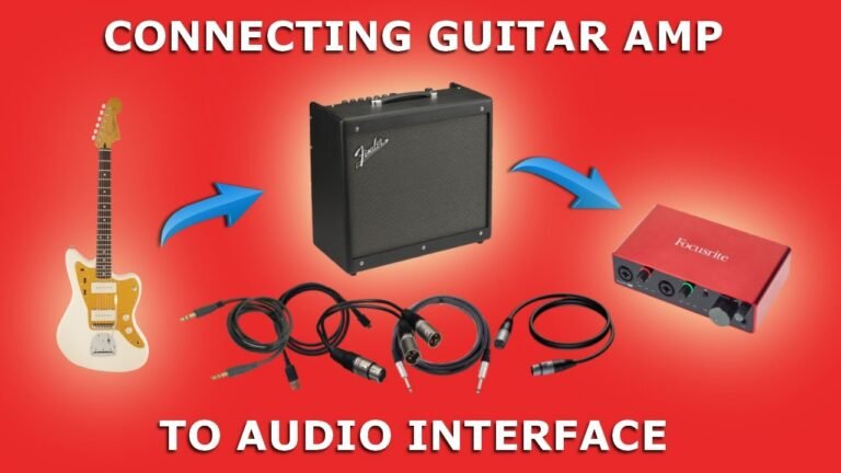 How to Connect Amp Head to Audio Interface